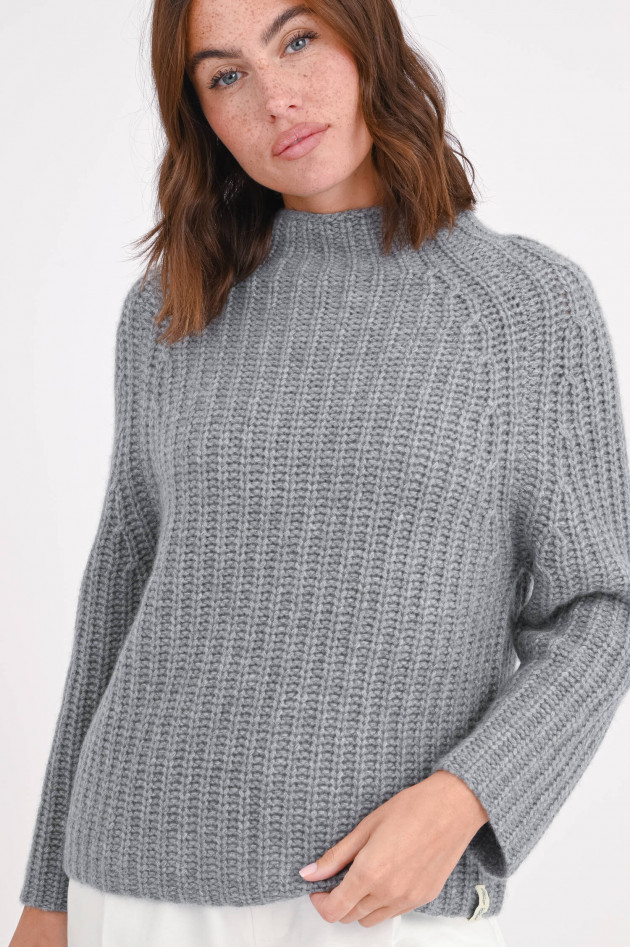 Henry Christ Cashmere Pullover in Grau