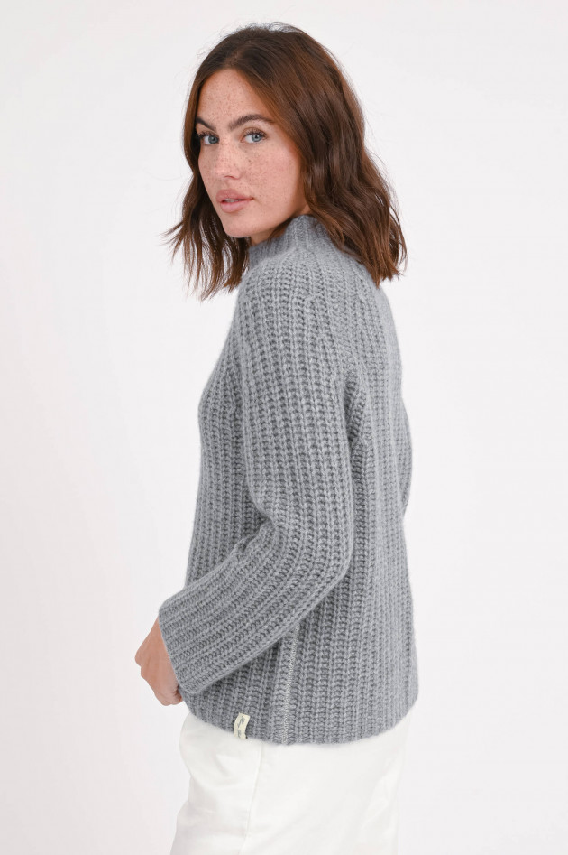 Henry Christ Cashmere Pullover in Grau