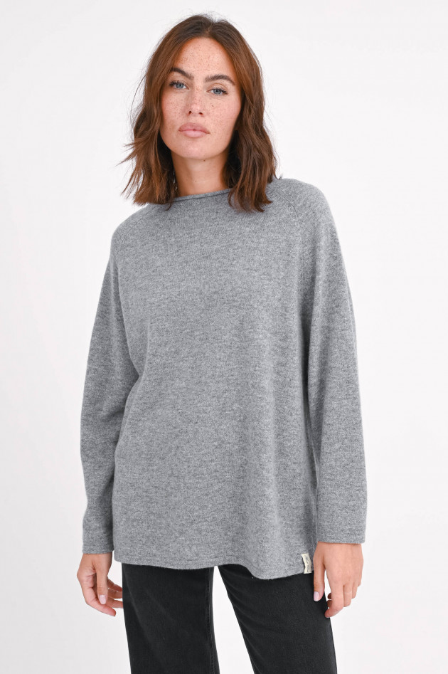 Henry Christ Pullover aus Cashmere in Grau