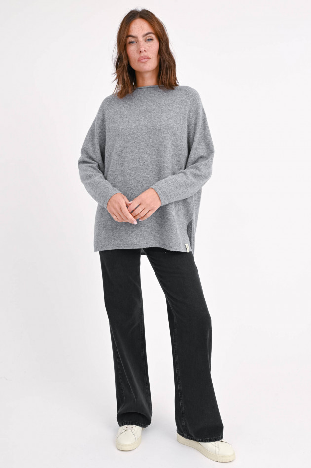 Henry Christ Pullover aus Cashmere in Grau