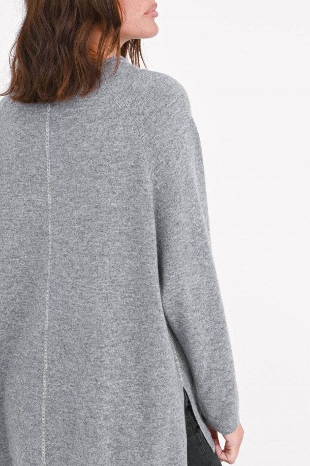 Henry Christ Pullover aus Cashmere in Grau