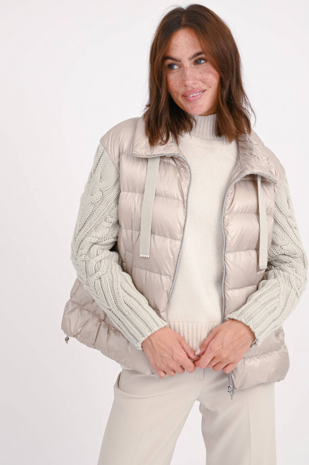 Herno Hybrid-Jacke in Champagne