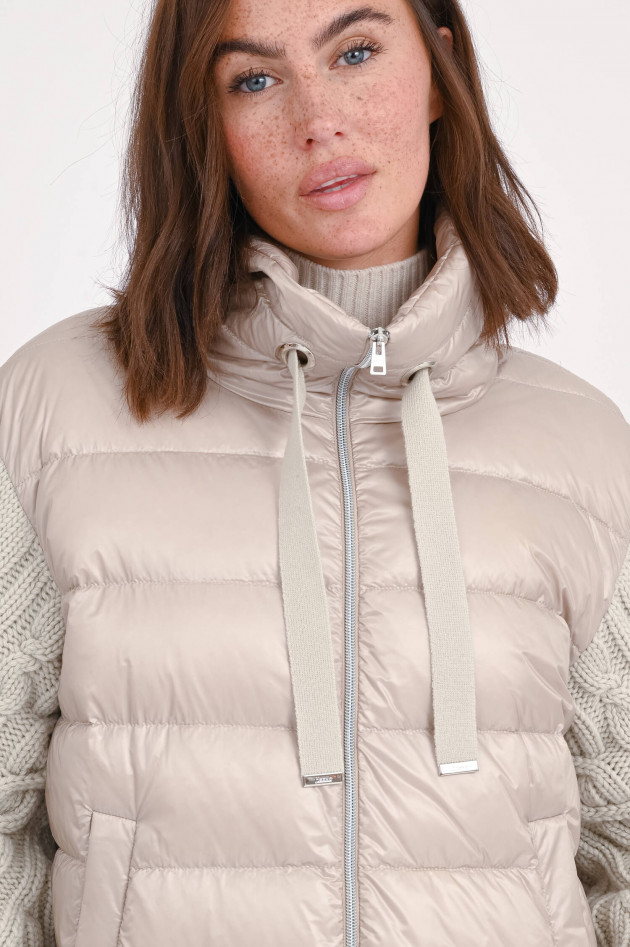 Herno Hybrid-Jacke in Champagne