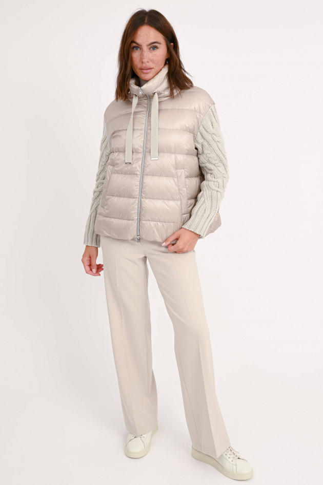 Herno Hybrid-Jacke in Champagne