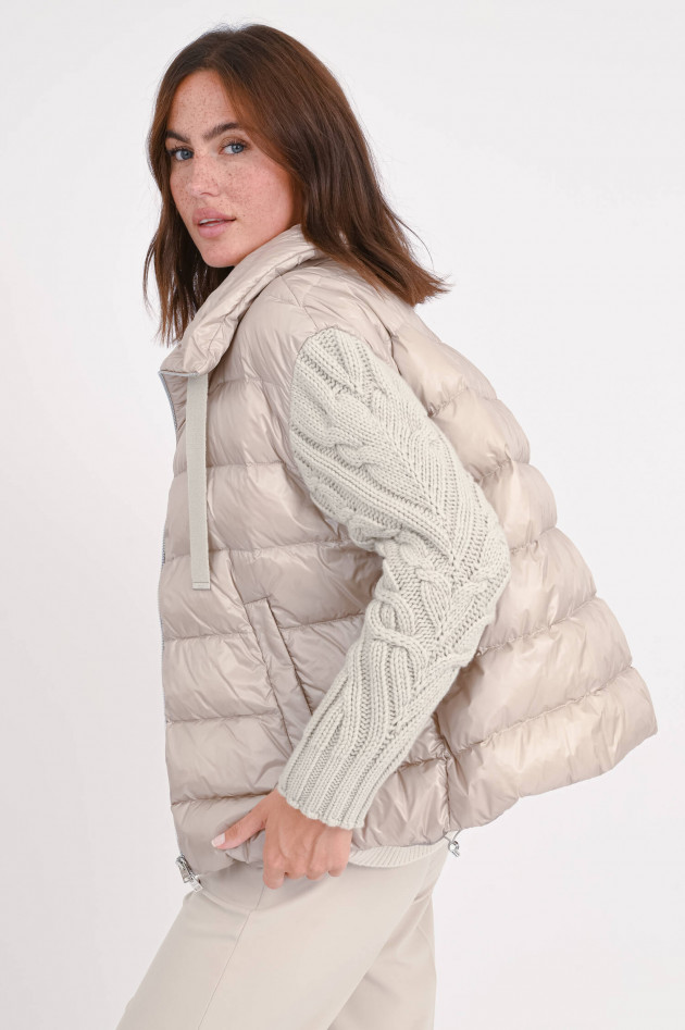 Herno Hybrid-Jacke in Champagne