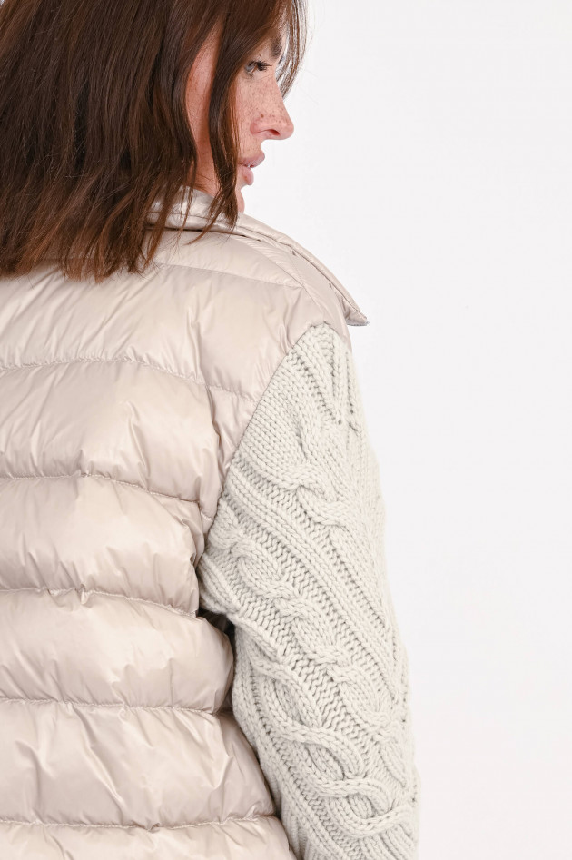 Herno Hybrid-Jacke in Champagne