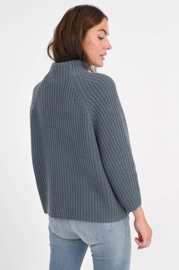 herzen´S angelegenheit Pullover aus Woll-Cashmere-Mix in Graublau