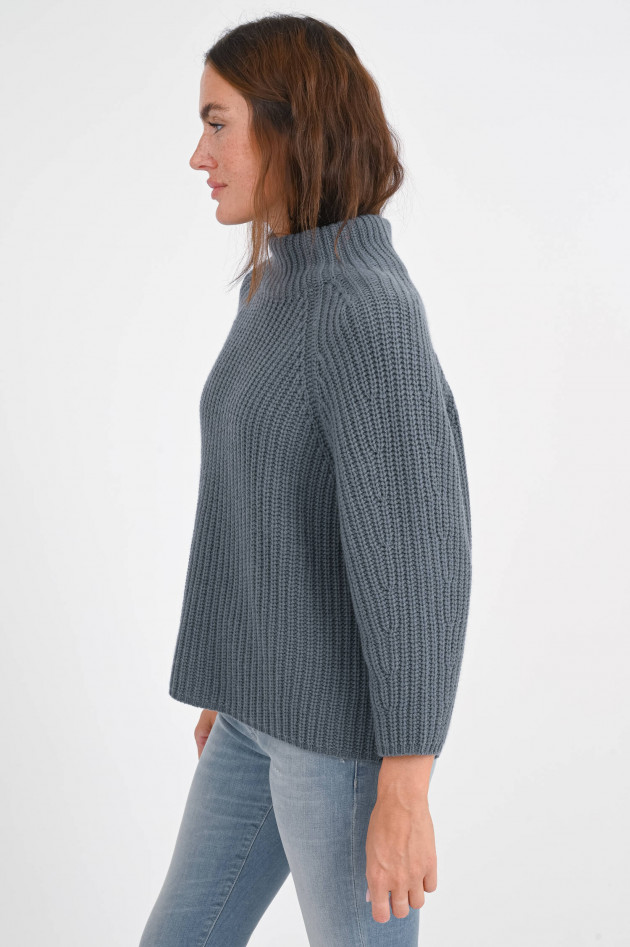 herzen´S angelegenheit Pullover aus Woll-Cashmere-Mix in Graublau