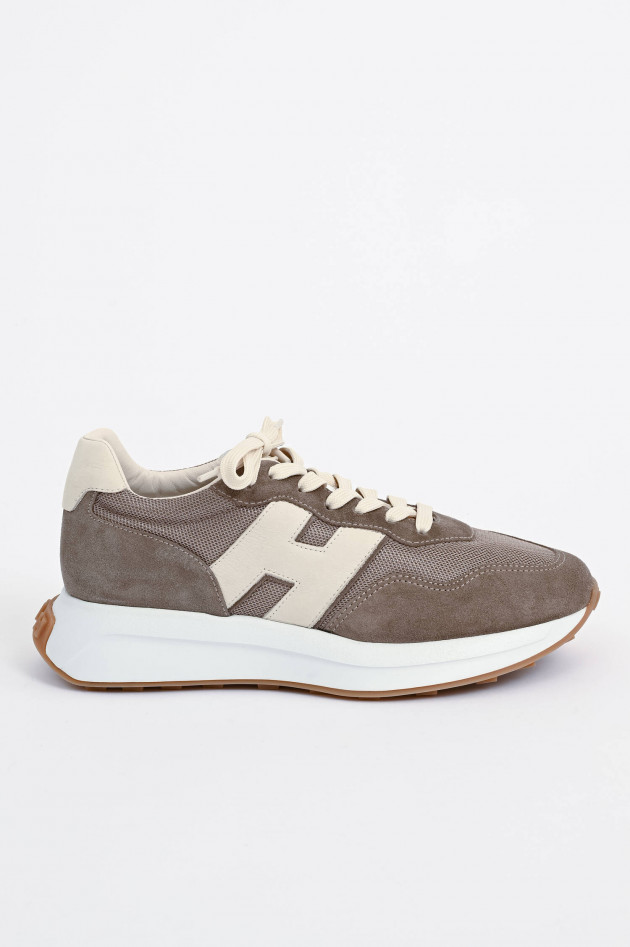 Hogan Sneaker H641 ALLACCIATO in Taupe