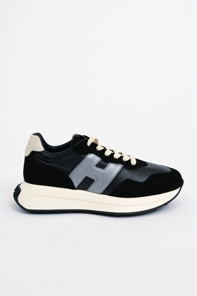 Hogan Sneaker H641 in Schwarz/Weiß