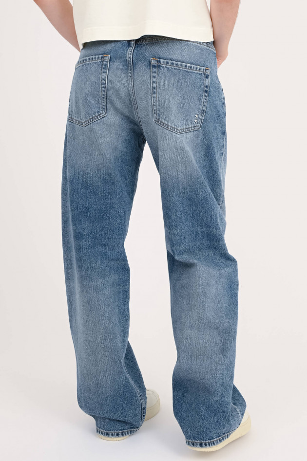 Icon Denim Mid Rise Jeans in Mittelblau