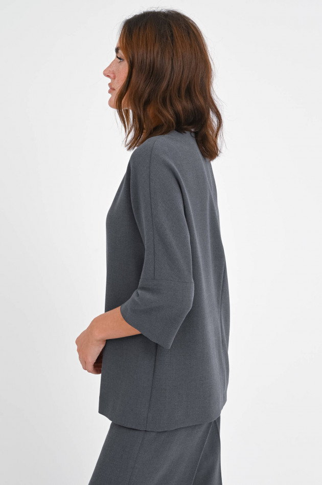 Love Birds Oversize Shirt in Grau