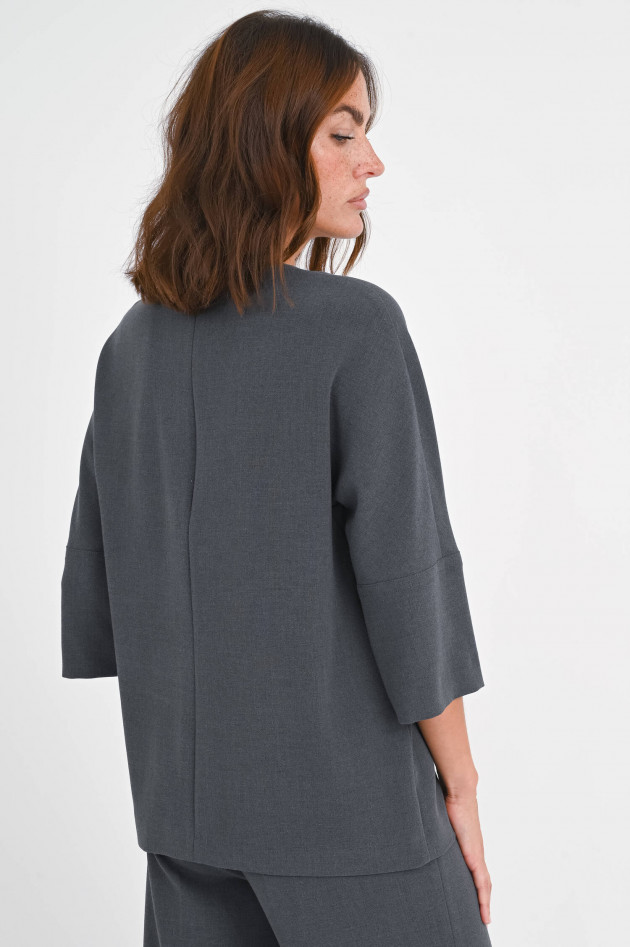 Love Birds Oversize Shirt in Grau