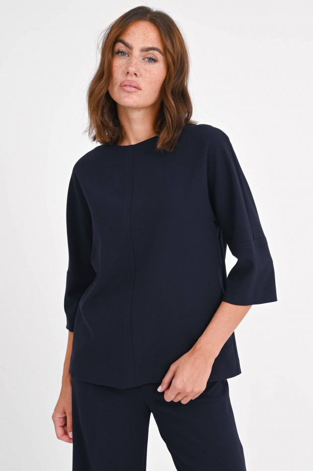 Love Birds Oversize Shirt in Navy