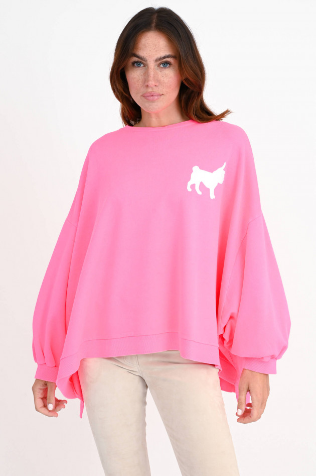 Love Joy Victory Oversize Sweater in Neonpink
