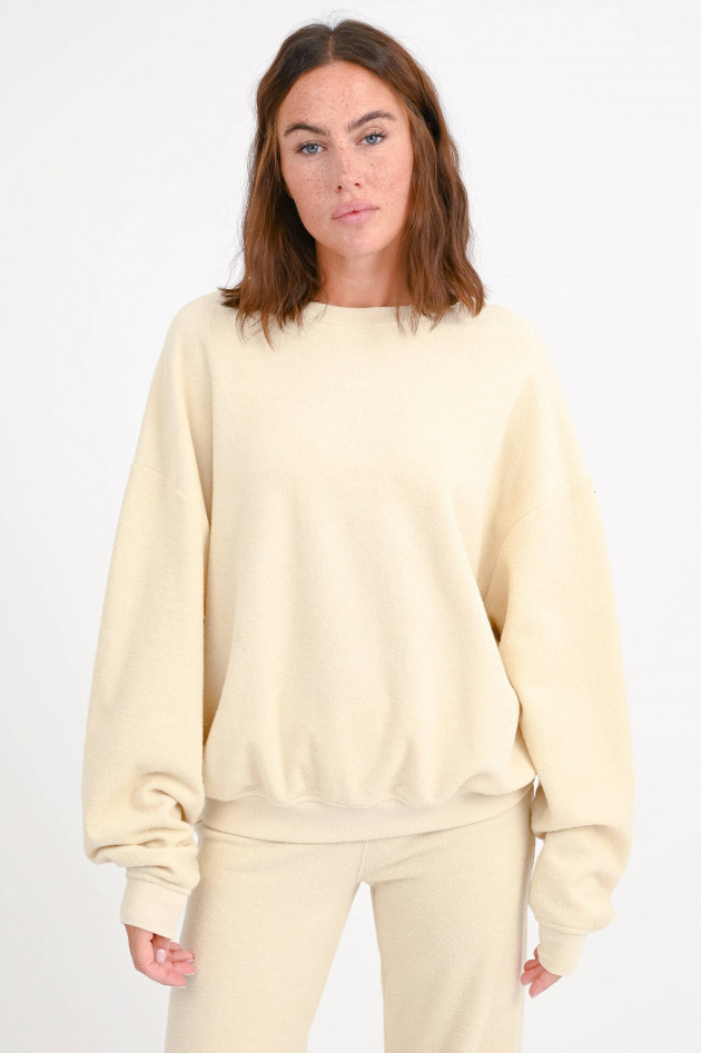 Love Joy Victory Frottee-Sweatshirt RANA in Creme