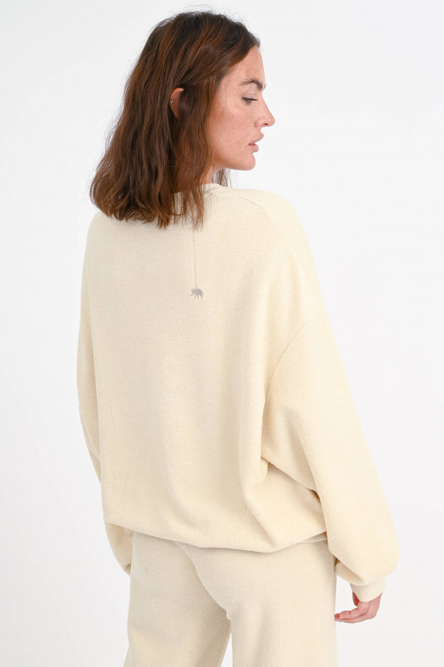 Love Joy Victory Frottee-Sweatshirt RANA in Creme