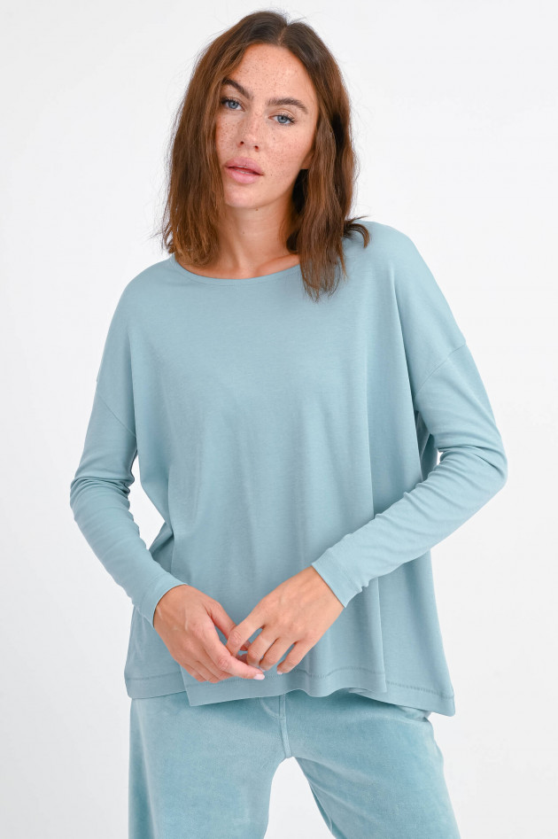 Love Joy Victory Oversized Langarmshirt CALLA in Mintblau