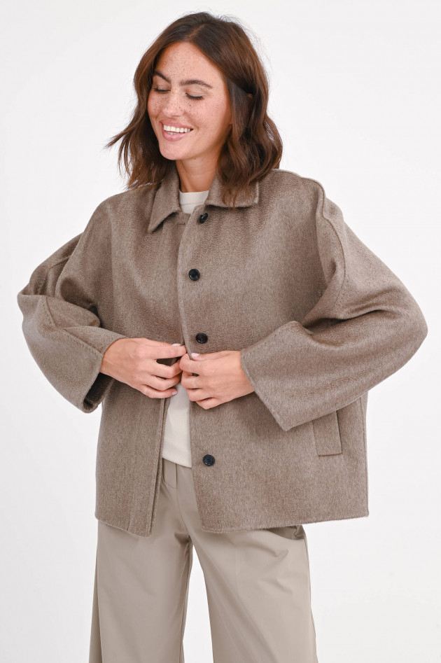 Max Mara Cashmere-Jacke MIDAS in Braun