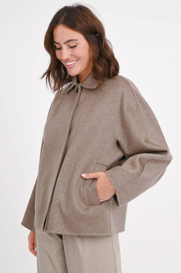 Max Mara Cashmere-Jacke MIDAS in Braun