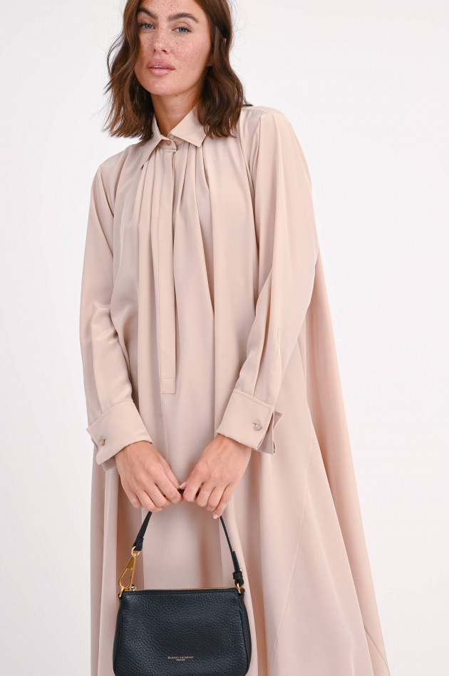 Max Mara Asymmetrisches Seidenkleid CALCA in Blush