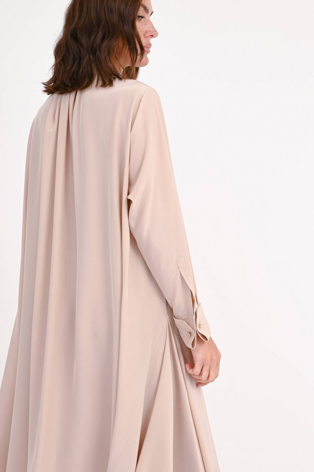 Max Mara Asymmetrisches Seidenkleid CALCA in Blush