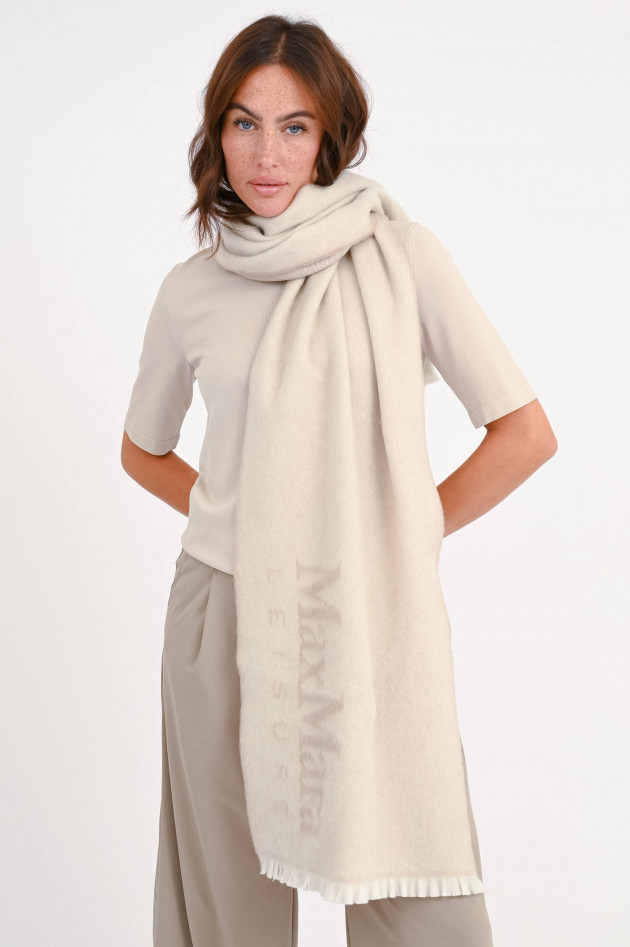 Max Mara Leisure Schal COLIBRI in Creme