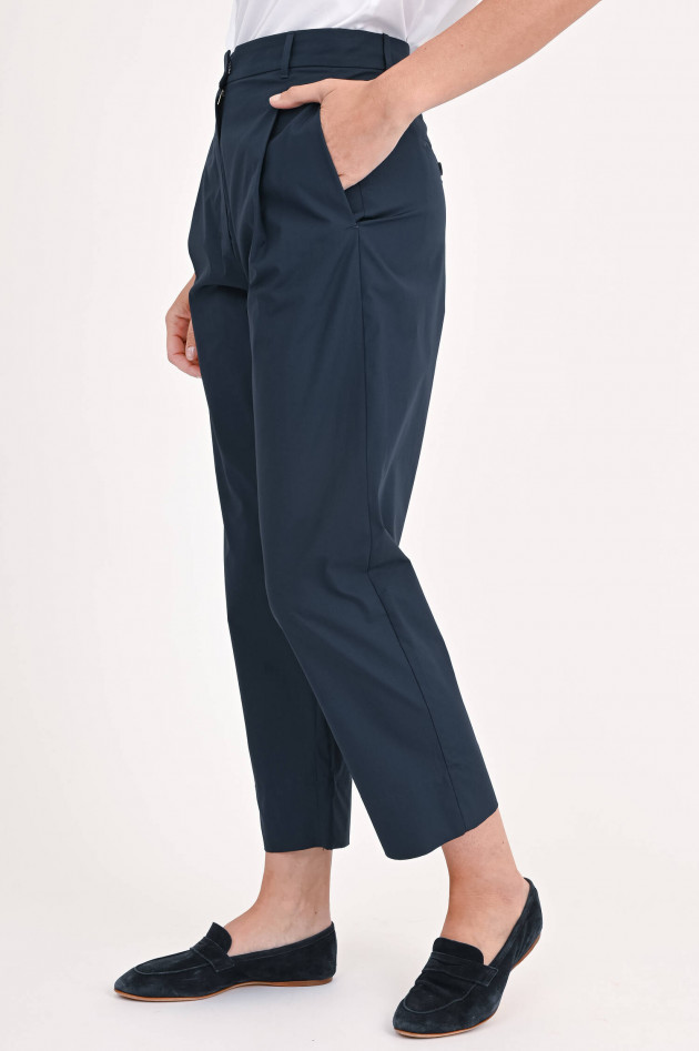 Max Mara-S Hose ATTILIO aus Baumwolle in Navy