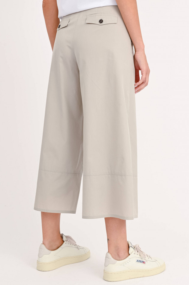 Max Mara-S Wide-Leg Culotte ALBERT in Perlgrau