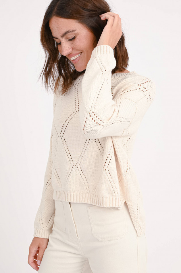 Max Mara Weekend Strickpillover ABBOZZI in Creme