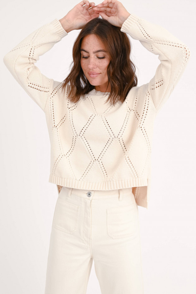 Max Mara Weekend Strickpillover ABBOZZI in Creme