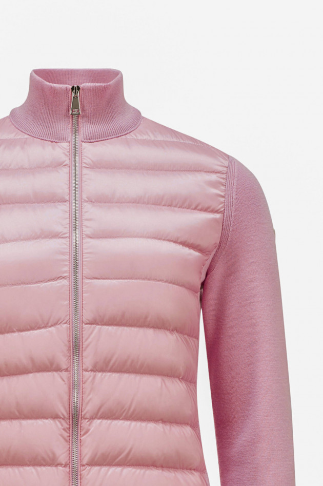 Moncler Hybrid Strickjacke in Rosa