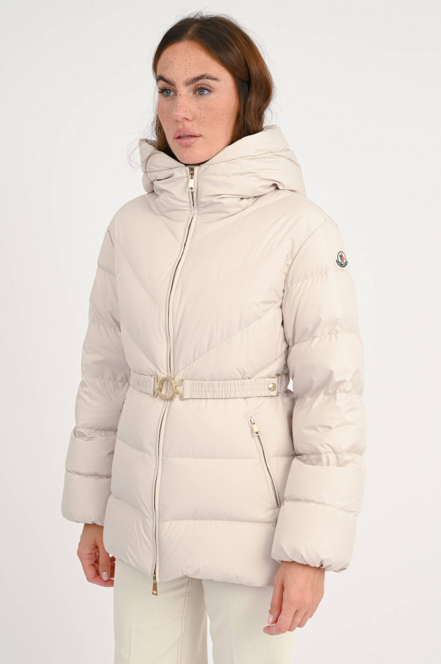 Moncler Daunenjacke BROSSE in mattem Creme