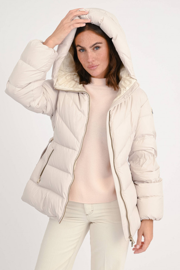 Moncler Daunenjacke BROSSE in mattem Creme