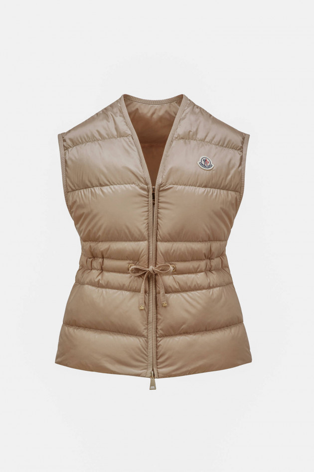 Moncler Daunengilet NAI in Goldbeige