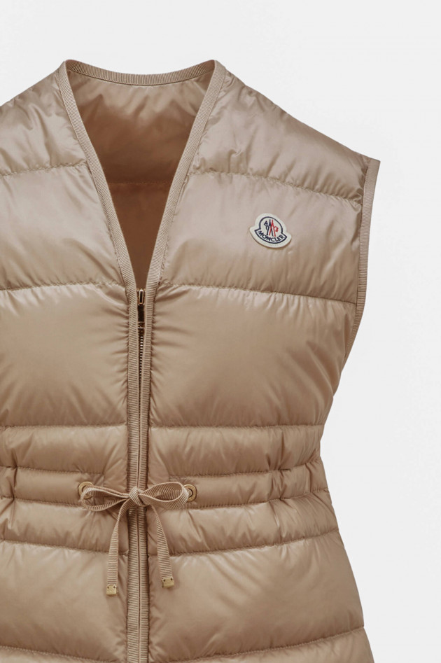 Moncler Daunengilet NAI in Goldbeige