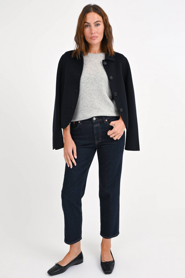 Odeeh Jacke aus Woll-Cashmere-Mix in Navy