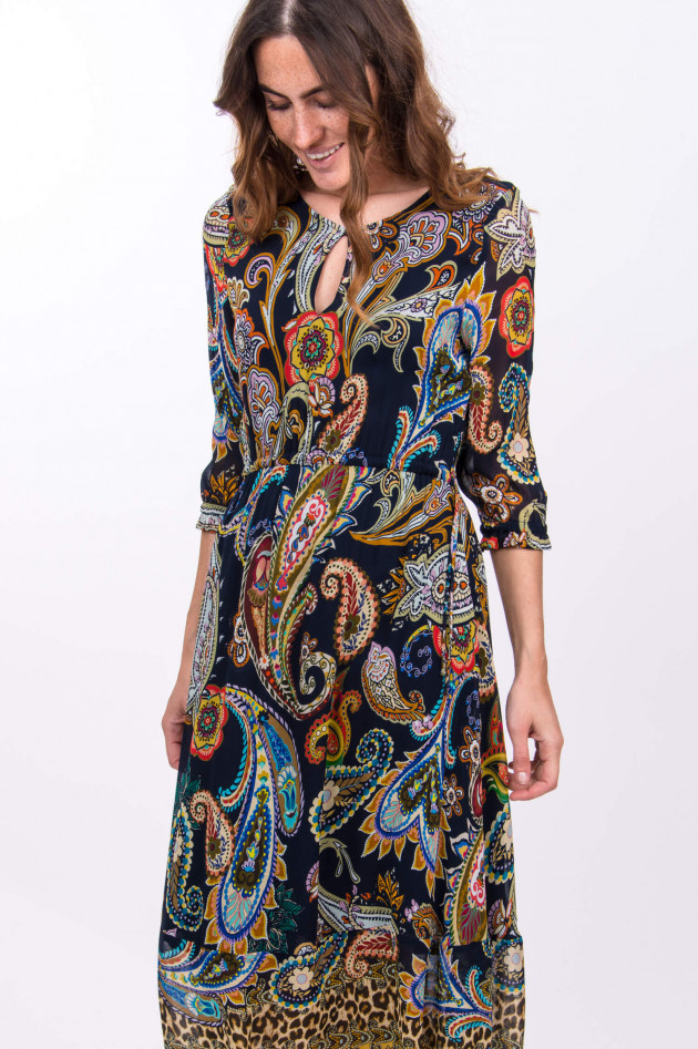 Princess goes Hollywood Maxi-Kleid im Paisley-Design in Navy