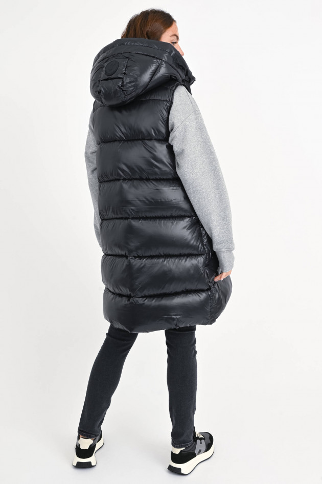 Save the duck Langes Gilet IRIA in Schwarz