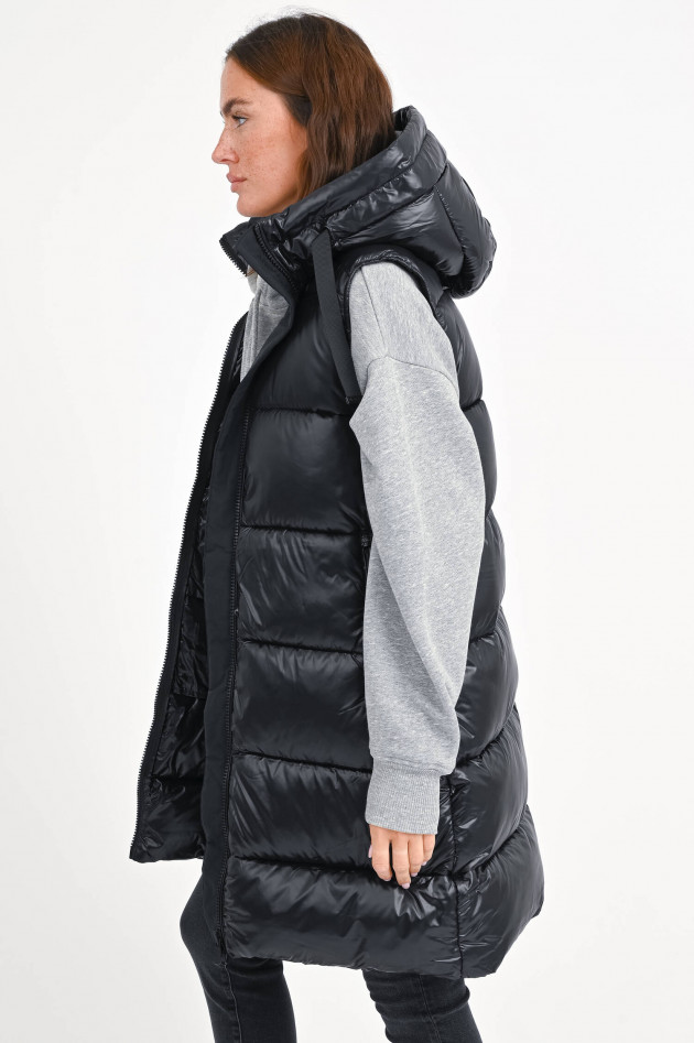 Save the duck Langes Gilet IRIA in Schwarz