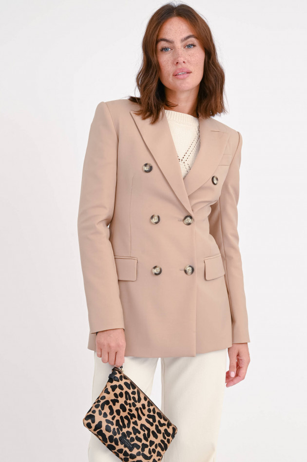 Sportmax Zweireihiger Blazer ADAMO in Beige