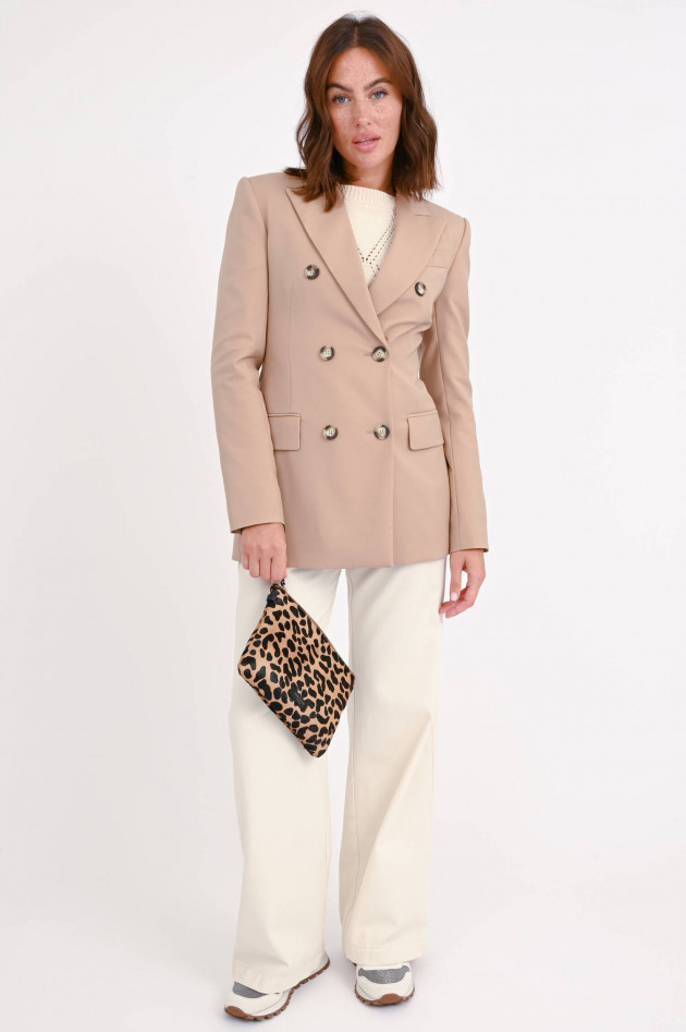 Sportmax Zweireihiger Blazer ADAMO in Beige