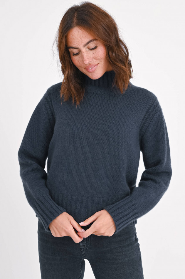 Stephan Boya Cashmere Pullover in Navy