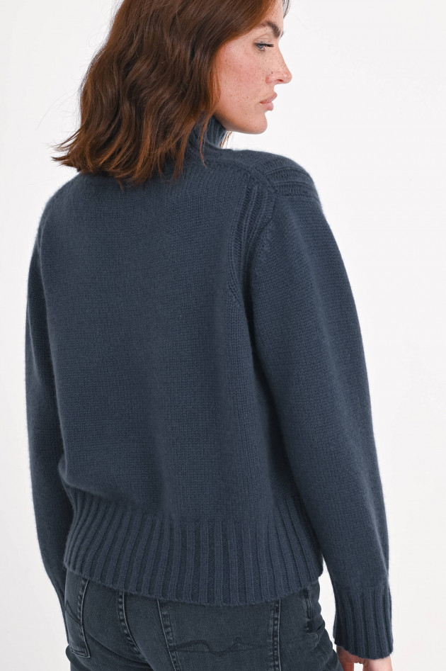 Stephan Boya Cashmere Pullover in Navy