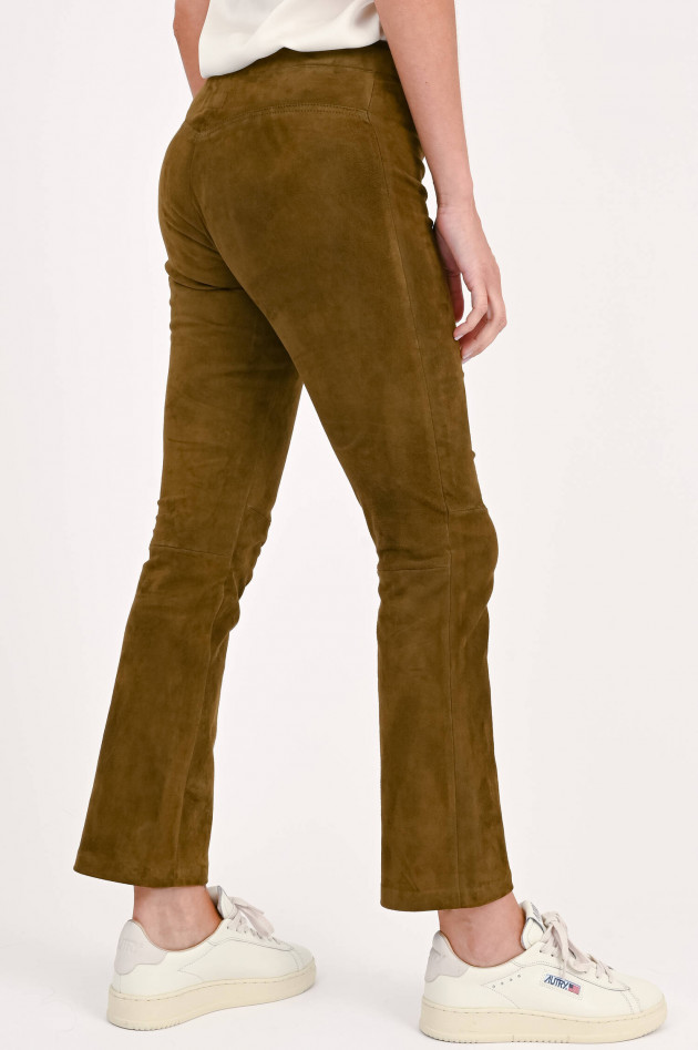 Stouls Velourslederhose JP-TWENTY in Khaki