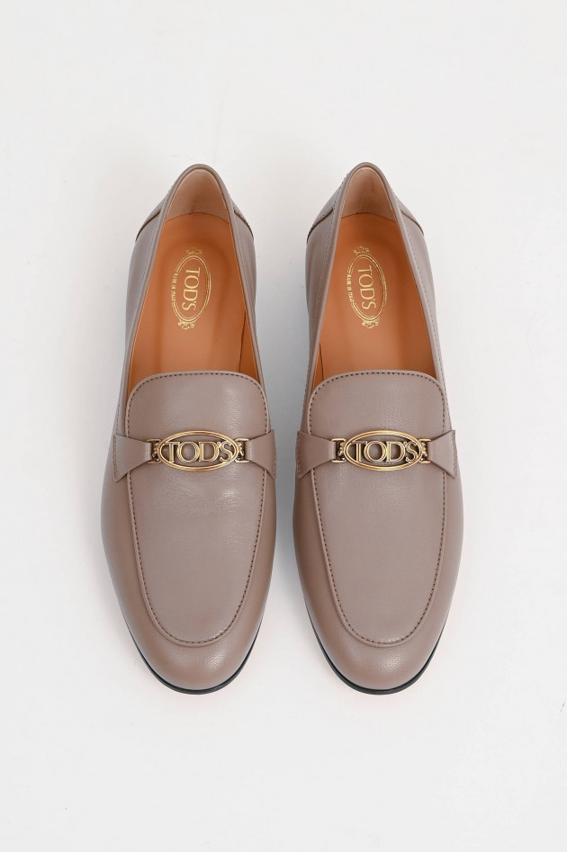 Tod's Loafer mit Penny-Steg in Taupe