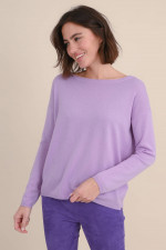 Cashmere Pullover in Lavendel