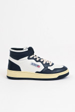 Vintage High-Top-Sneaker in Navy/Weiß