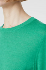 Feinstrick Pullover in Smaragdgrün