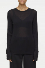 Longsleeve in Schwarz